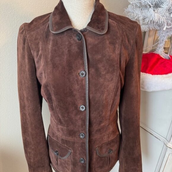 Eddie Bauer Seattle Suede Jacket - Medium - Picture 1 of 10